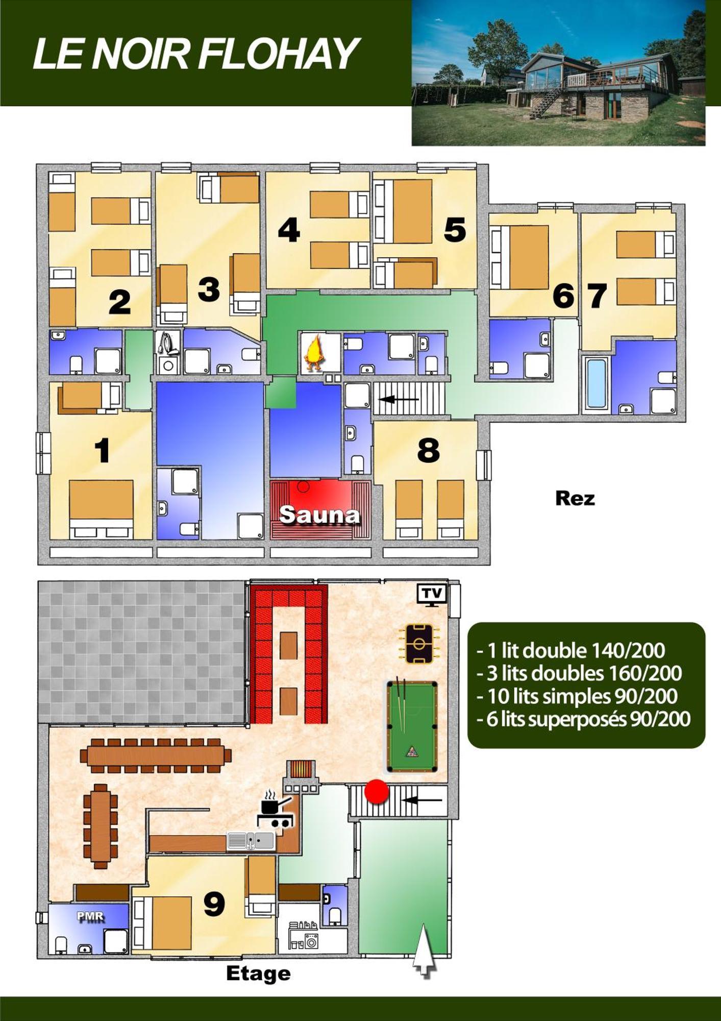 Le Noir Flohay 30 Pers - Malmedy, Vue, Wellness Exterior foto